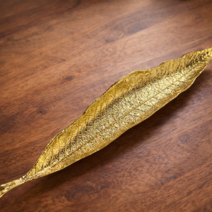 Rökelsehållare löv Guld